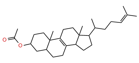 Cholesta-8,24-dien-3-yl acetate